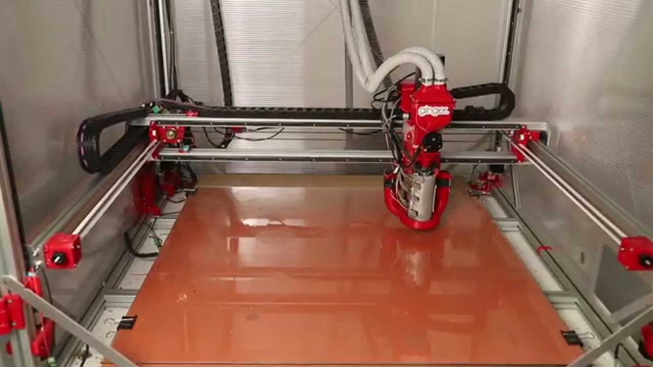 Clean glass bed overview before surface preparation begins