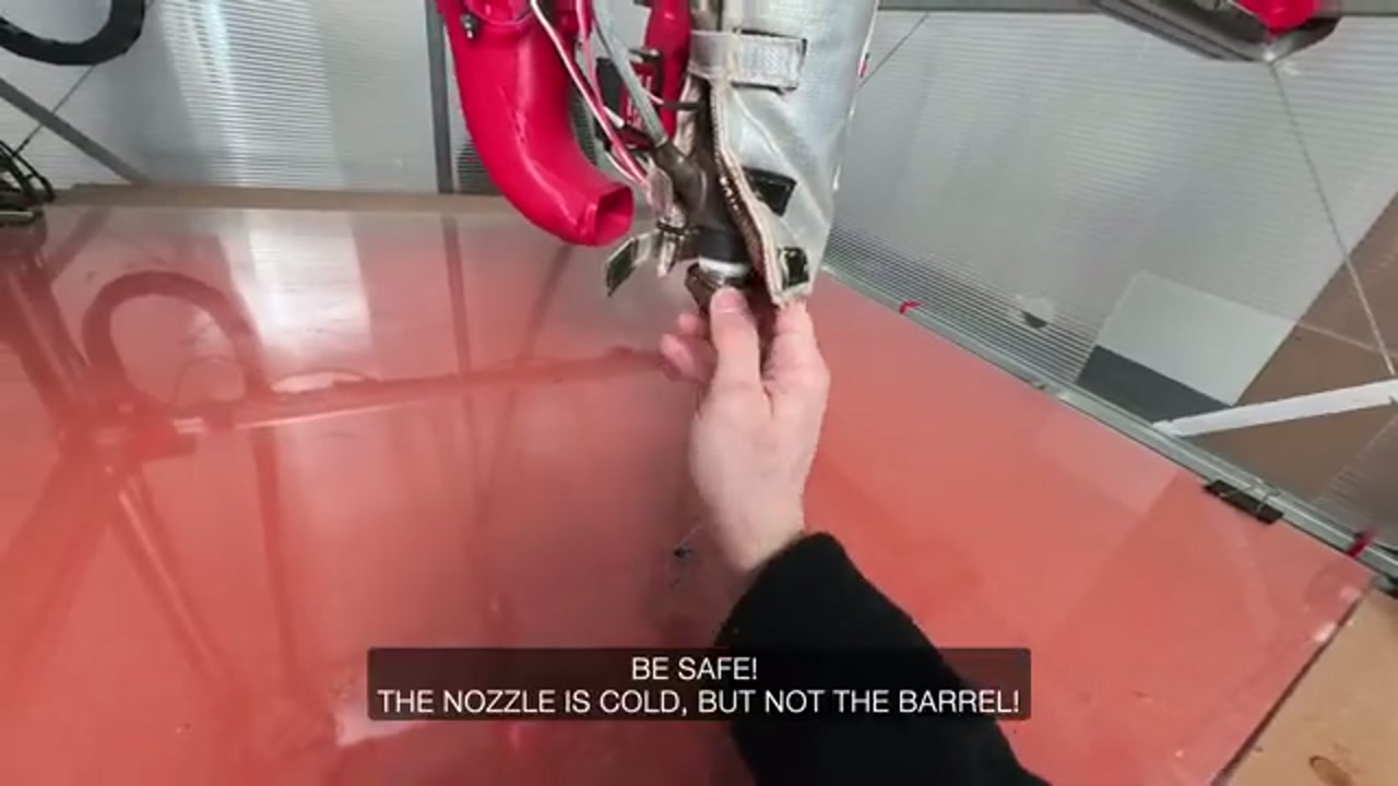 Warning: nozzle cold but barrel hot